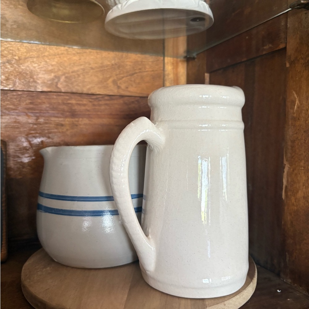Vintage Cream Goose Pitcher Vase πͺΏ - Picture 5 of 5